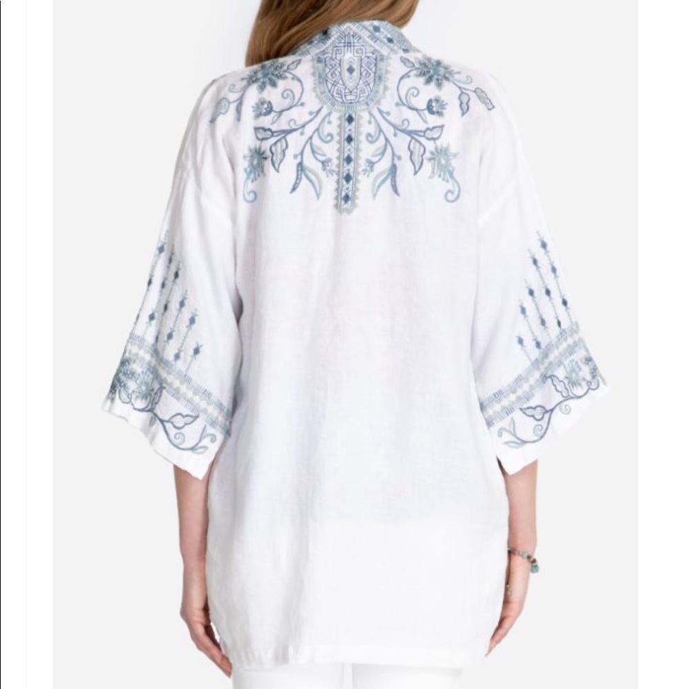 Johnny Was Maike Linen Kimono - Picture 6 of 7